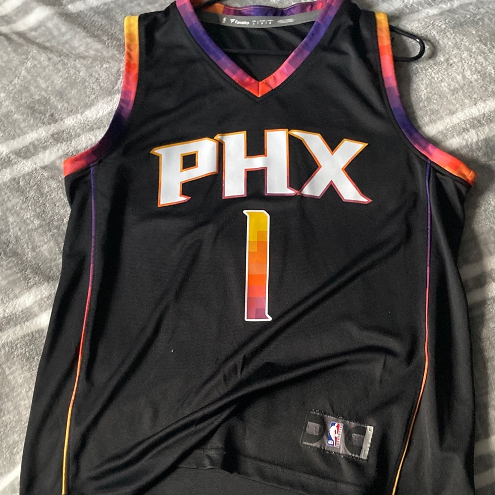 PHX Booker Black Basketball Jersey